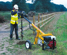 Hydraulic Post Hole Borer